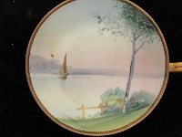 Antique saucer : greeting cards, mail  forwarding, copying
