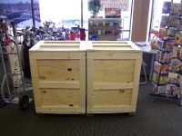 The finished product : freight, next  day, early am, overnight