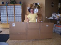 Pack and ship : mailroom, freight, next day, early am