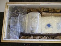 The heavily packed grandfather clock : package, apo, fpo, ae, address, lexington