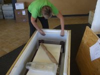 Grandfather clock : electronics, notary service, fax, dhl