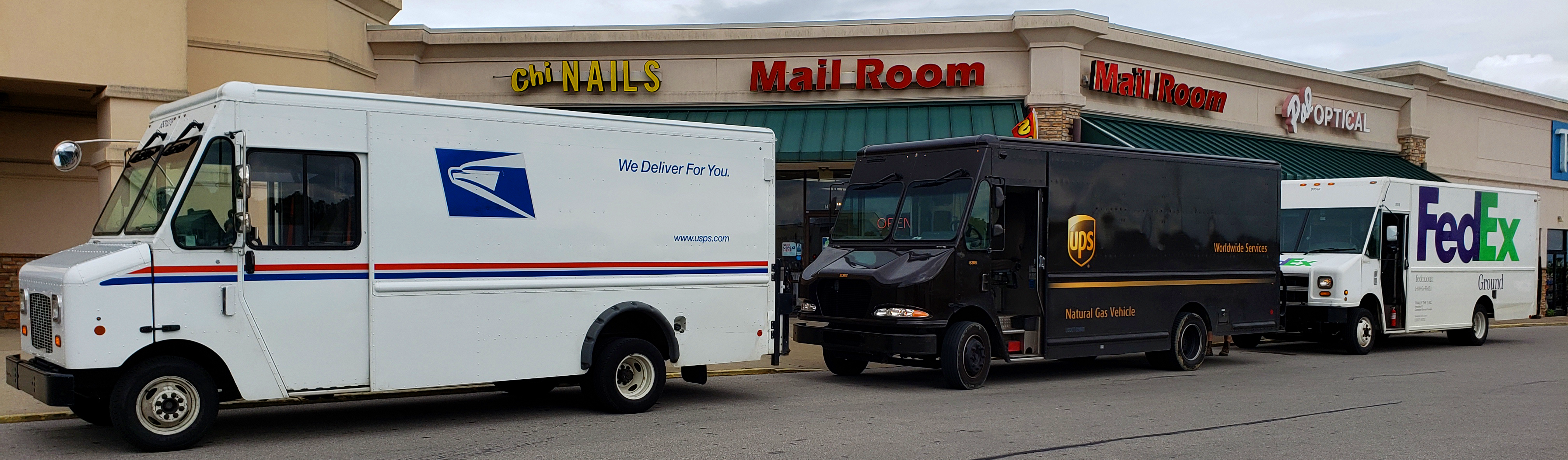 Carrier Pickup at The Mailroom